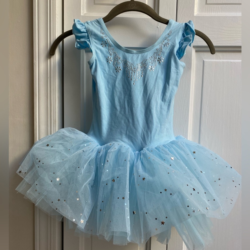 Sparkling Blue Tutu Dress for Kids little kids XL